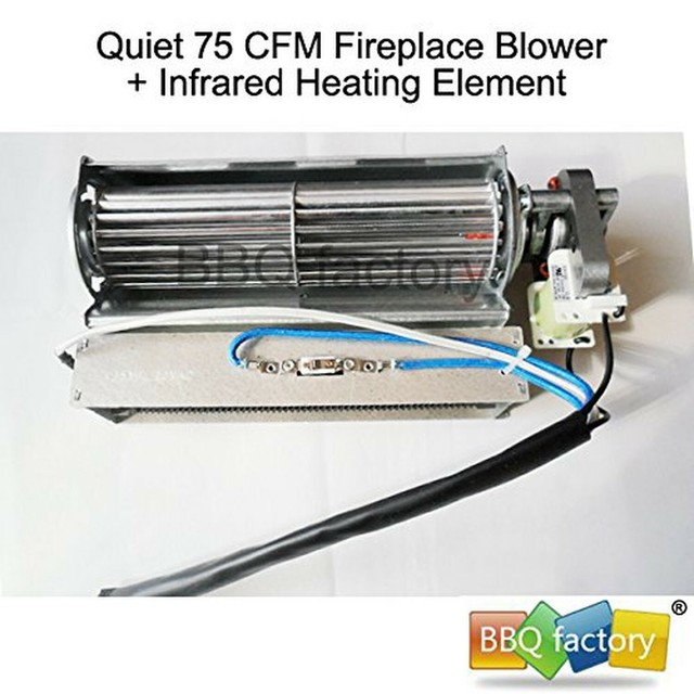 BBQ Factory Fireplace Fan Blower + Heating Element for Heat Surge