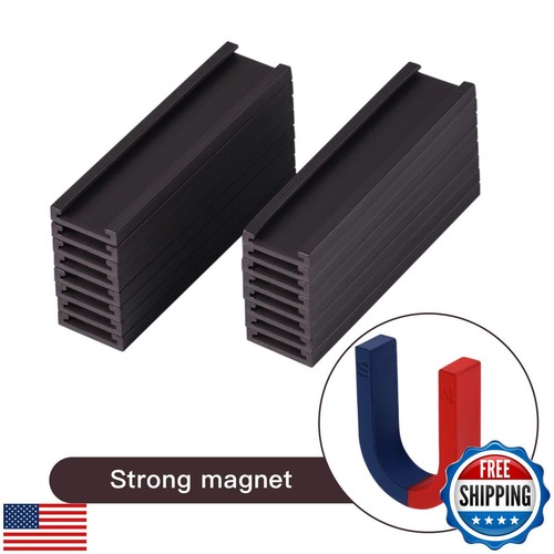 100 Pieces Magnetic Label Holders with Magnets Magnetic Data Card Holders wit - Picture 3 of 5