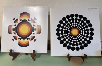 Telescopes Between Dimensions Volumes 1 & 2 (Green/Orange Vinyl) Played Once EX