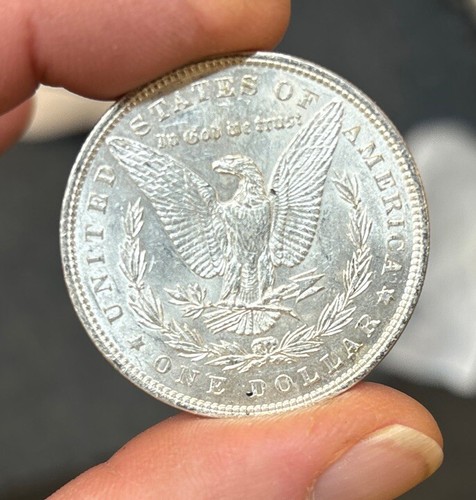 1896-P Morgan Silver Dollar BRILLIANT UNCIRCULATED 90% Silver Morgan Dollar - Picture 6 of 7