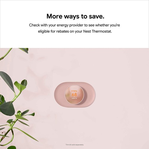 Google Nest G4CVZ Smart Thermostat Wifi - Snow White (GA01334) NEW™ - Picture 11 of 11