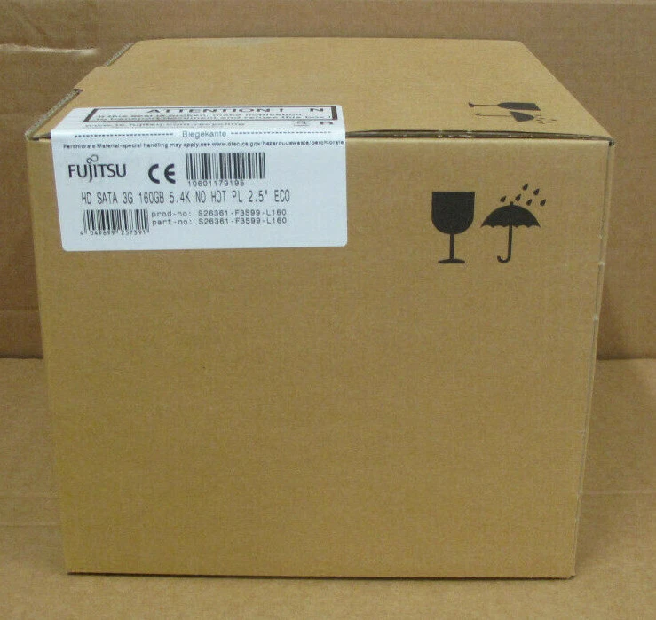 NEW Fujitsu 160GB 2.5" SATA 3GB/s 8MB 5.4K Server HDD S26361-F3599-L160 - Image 2 of 4