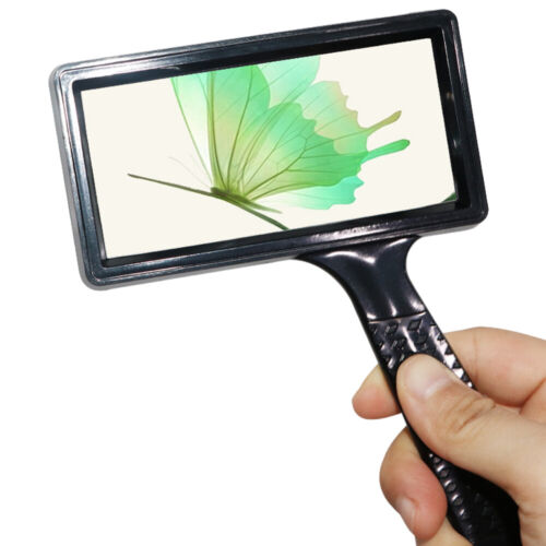Handheld Rectangular 10X Magnifier Magnifying Glass Loupe For Reading Jewelry - Picture 13 of 14