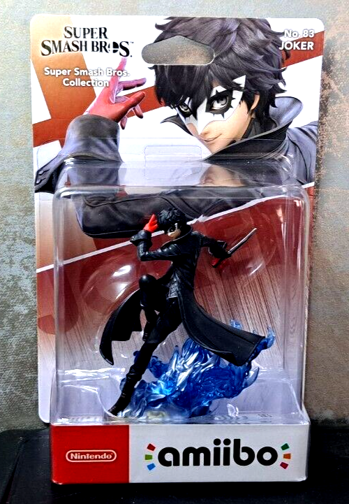 Nintendo Amiibo Super Smash Joker 83 New Sealed