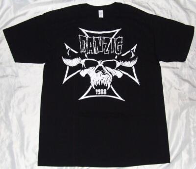 Danzig Skull With Cross T-Shirt Men's Extra Large XL Heavy