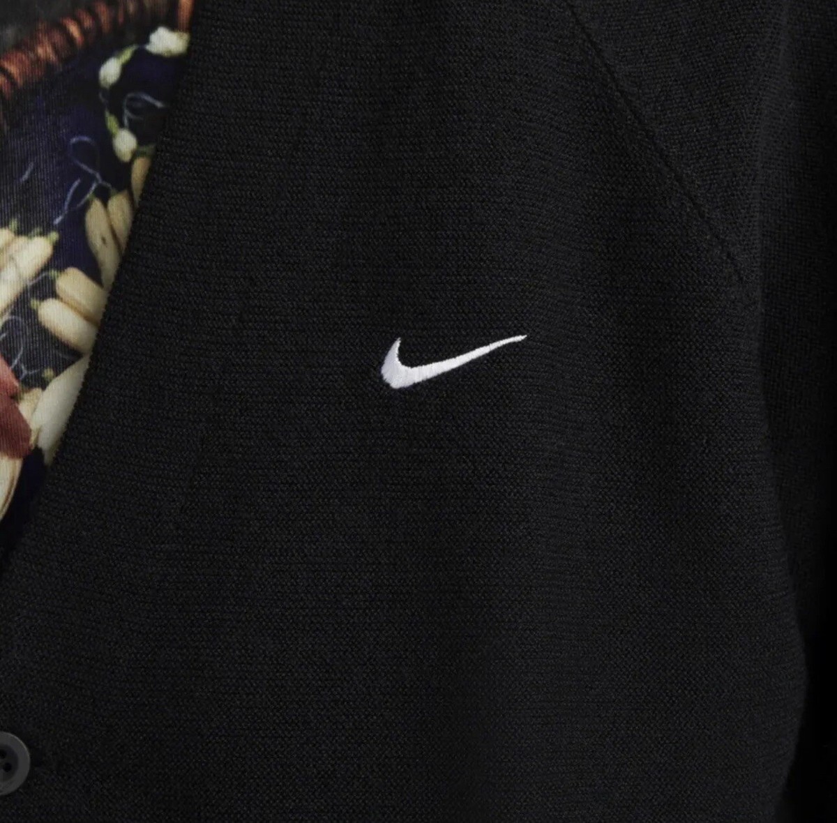 Nike SB Black Cardigan Loose Fit Size XS DQ6306-010 $140