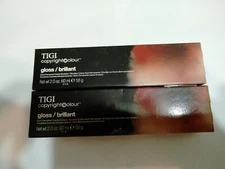 Lot of 2 TIGI 4/85 Smokey Mahogany Brown Gloss Demi Permanent 
