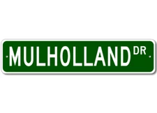Custom Mulholland Drive Personalized Street Sign Last Name Plaque Aluminum Metal
