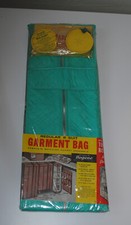 Retro Vintage 8 Suit Quilted Garment Bag Hanging Closet Organizer