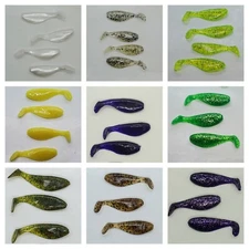 2" PADDLE TAIL SHAD 20 Pack Nimrod's Tackle - Made in USA You Pick Color