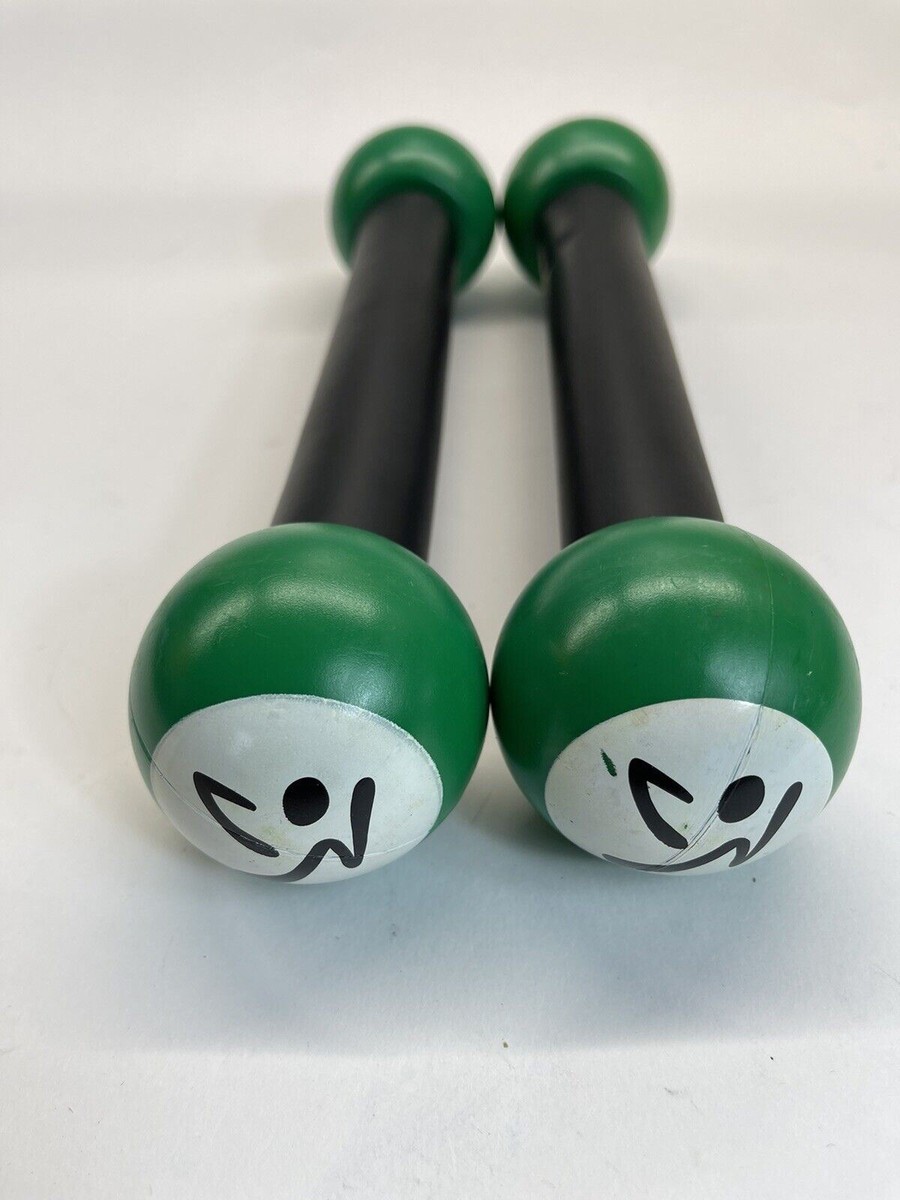 Zumba Fitness Exhilarate Toning Stick Set 1lb Weights Each Maraca