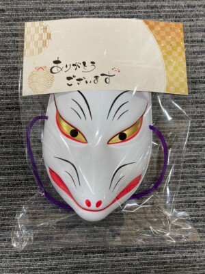 BABYMETAL white ＆ Blue Kitune fox Mask ×2Set Omen Traditional