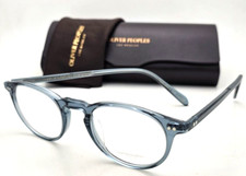 New OLIVER PEOPLES Eyeglasses RILEY -R OV 5004 1617 45-20 145 Washed Teal Frames