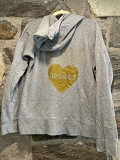 victoria secret zip up hoodie large