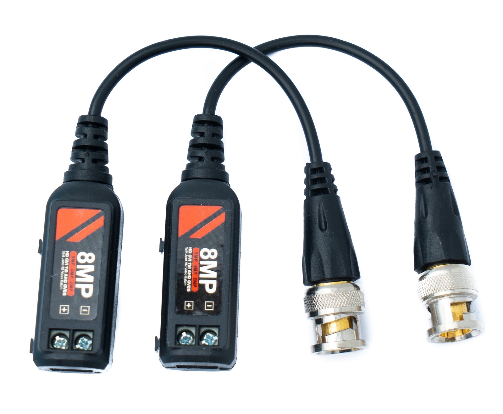 Fuhjythy Aktiver Video Twisted-Pair Sender - CCTV Übertragung Für AHD TVI CVI Kameras Bis 5MP