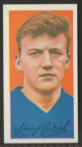 BARRATT-FAMOUS FOOTBALLERS-A12(1964)-#23- EVERTON - GABRIEL 