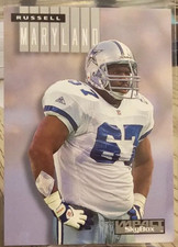 1994 Skybox Impact Russell Maryland #61 Dallas Cowboys