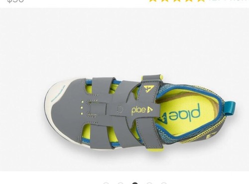 Plae Kinder Jungen Sam 2.0 Schuhgröße 10 Y grau leicht, atmungsaktiv, flexibel - Bild 2 von 4