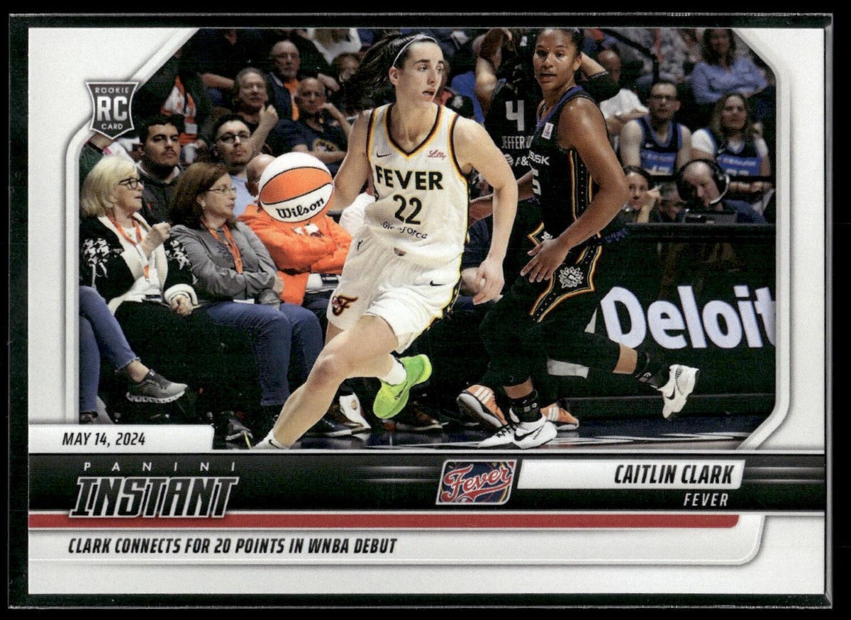 2024 PANINI INSTANT 144 WNBA CAITLIN CLARK RC STORICA STAT LINE - Foto 6
