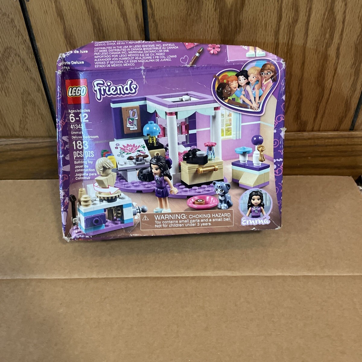 LEGO Friends Emma's Deluxe Bedroom 41342 Building Kit 183 Piece