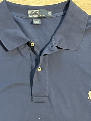 Polo Ralph Lauren Mens size 3XB Navy Blue Short Sleeve Shirt