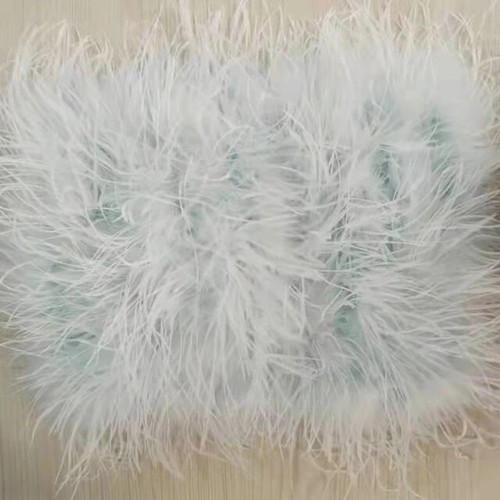 Ostrich Fur Fluffy Jacket Fuzzy Feather Furry Plush Coat Casual Nightclub Party - Picture 31 of 50