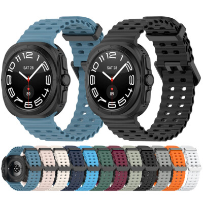 Watch Strap Silicone Watch Band Strap for Samsung Galaxy Watch Ultra 47MM