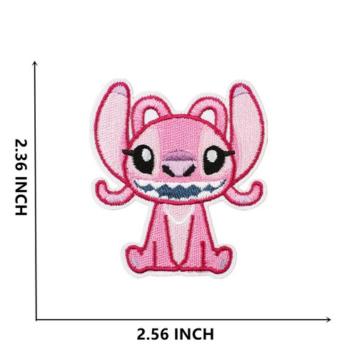 Stitch and Angel lron on Patches 19 Pieces, Morale Patches for Clothing Jeans - Picture 49 of 103