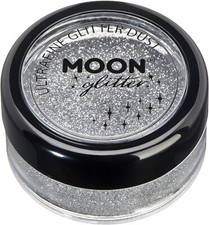 Classic Ultrafine Glitter Dust by Moon Glitter - Silver - Cosmetic Festival Make