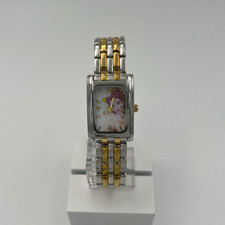 Disney PRS565 Beauty and The Beast Belle Gold and Silver Analog Women's Watch