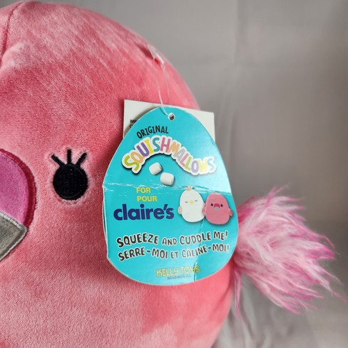 Claires Squishmallows 9" Cookie Pink Flamingo Bird Plush Kelly Toys with tags - Picture 3 of 9