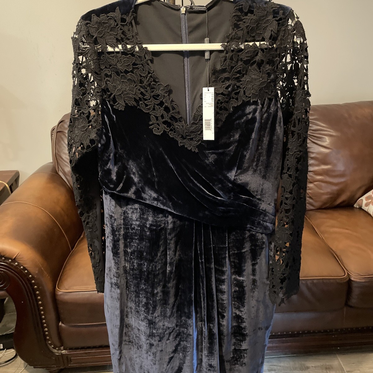 alc emmie lace dress Emmie Lace-Up Mermaid Satin Formal Dress main image 0