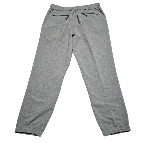 Bonobos Pants Mens L Tour Golf Joggers Performance Elastic Waist Zip Front Gray - Picture 5 of 14