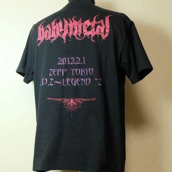 BABYMETAL LEGEND Z T-shirt size L Black From JP m0670 | eBay