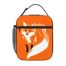 Fox Lunch Box Cute Fox Lunch Bag for Kids Boys Girls Teens Adults Reusable In...