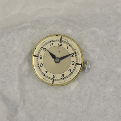 Uhrwerk Movement with Dial Crown Hands 19,5mm Diameter Zenta Zenith Stern Star