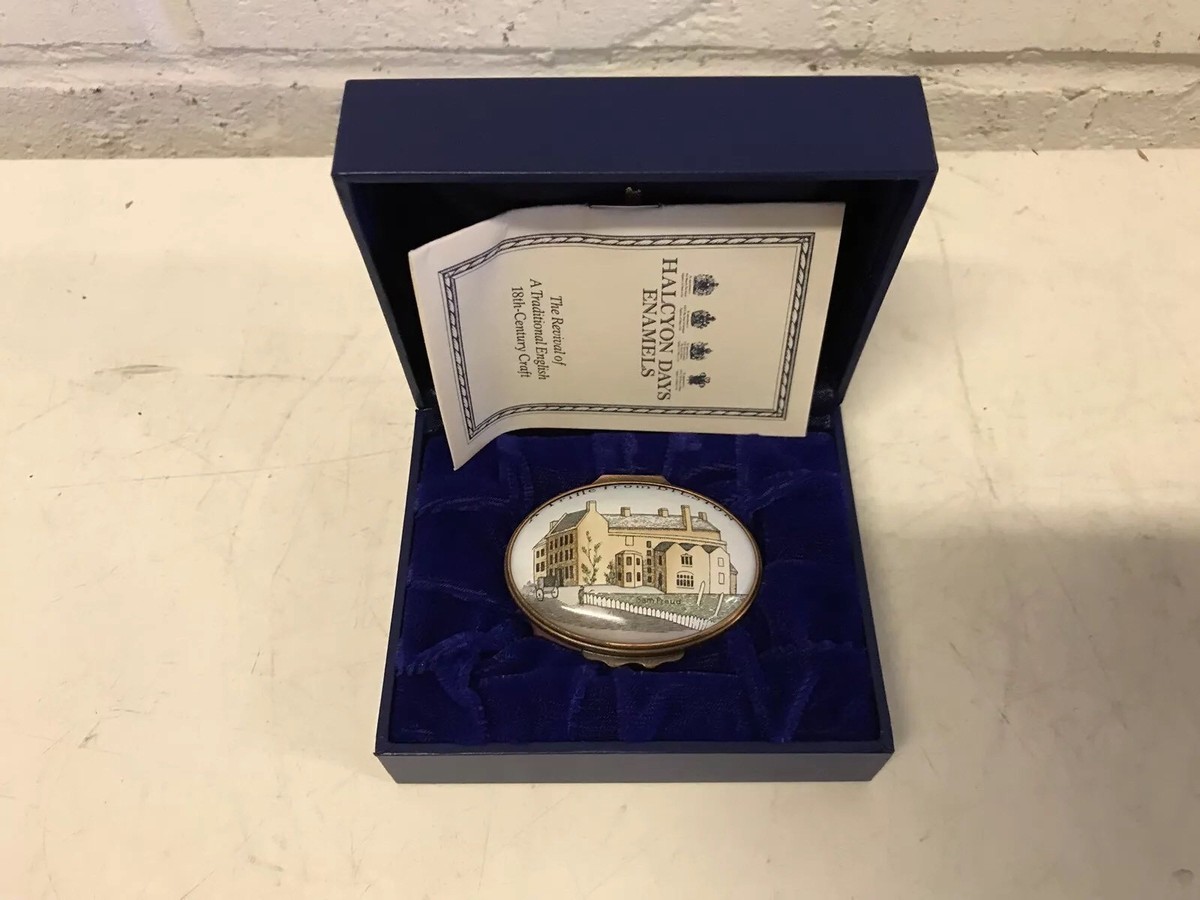 Halcyon Days Enamel Box Trifle From Bilston Sam Proud Collectors