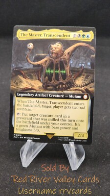 1x The Master, Transcendent (Extended Art) - Universes Beyond: Fallout - #419