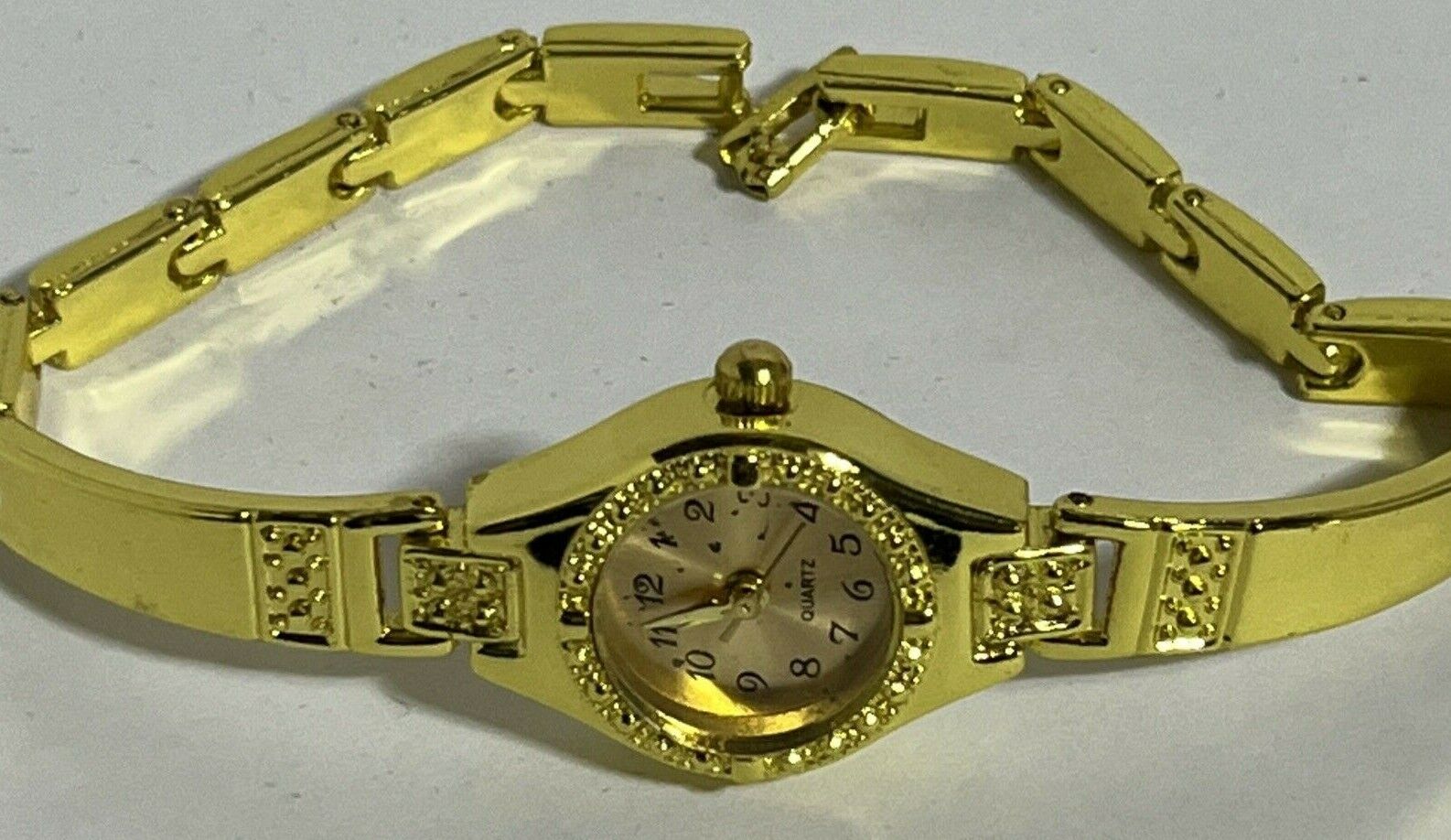 Vintage The Bradford Exchange Watch Gold Toned Quartz Analog Battery Operated