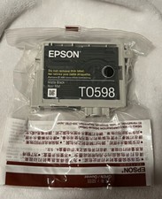 Genuine Epson T0598 Matte Black Ink Cartridge NEW