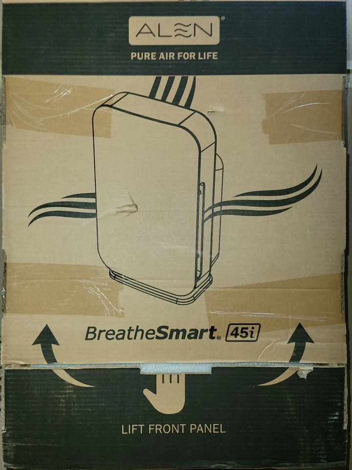 Purificador de aire Alen BreathSmart 45i filtro HEPA plateado nuevo Amazon $428,99 Foto 4 de 4