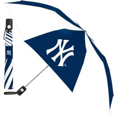 Brand New MLB New York Yankees  Adult Wincraft 42'' Automatic Folding Umbrella