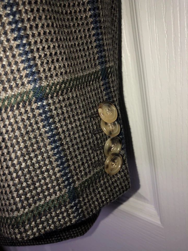 Blazer ETRO Milano Mezcla Lana Cachemira Forrado en Seda Hecho en Italia Talla 52R Excelente Foto 3 de 4