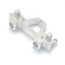 STRC STA80125RS Aluminum Rear Bumper Mount Silver : SCX10 Jeep Wrangler