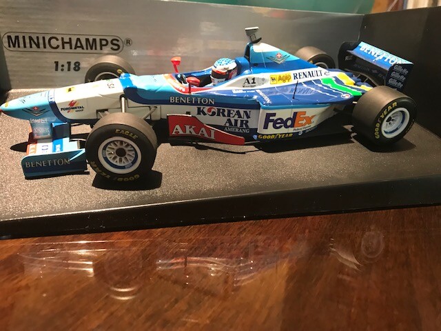 MINICHAMPS 1/18 Benetton B197 J. Alesi F1 | eBay