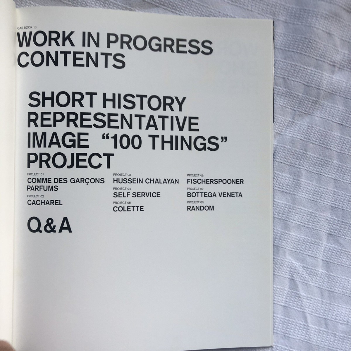 Work In Progress Gas Book 10 “100 Things” Project 1st HB Ed | eBay