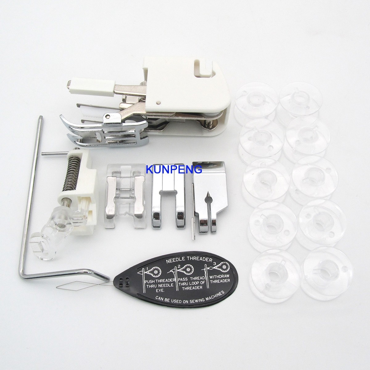 Low Shank Walking Foot, Free Motion Darning Fuß für Janome, Babylock