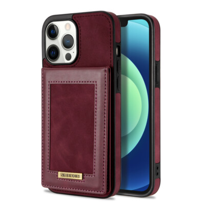Slim Flip Case Card Slot Leather Cover for iPhone 13 12 11 Pro Max XR XS SE 7 8