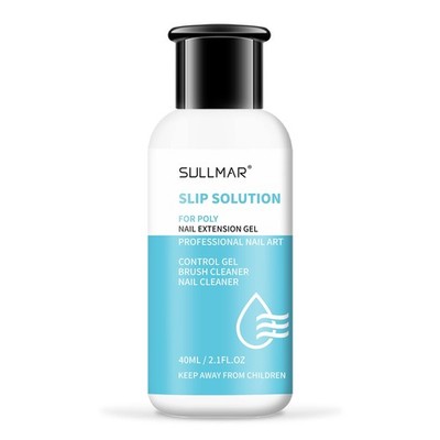 SULLMAR Slip Solution Liquid Poly Nail Gel 1.33 Fl Oz (Pack of 1), 40ML