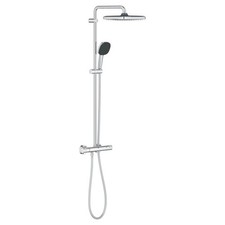 Grohe Thermostatic Mixer Shower System Vitalio Comfort 250 HP Rear-Fed Exposed